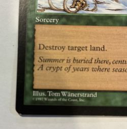 Winter's Grasp LP Tempest Magic the Gathering TMP #265 1997 - Image 2