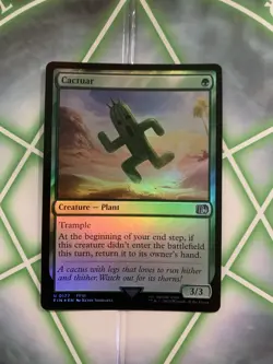 MTG Magic the Gathering FOIL Cactuar 0177 FIN! - Image 1
