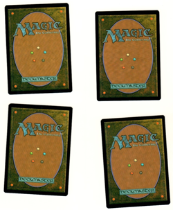 Set Of 4 MTG Snow Covered Forest 254 Full Art Modern Horizons Land Set - Image 2