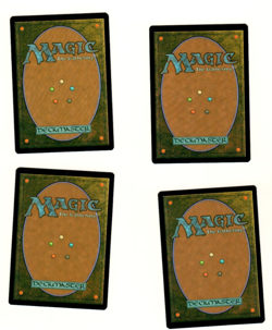 Set Of 4 MTG Snow Covered Forest 254 Full Art Modern Horizons Land Set - Image 4