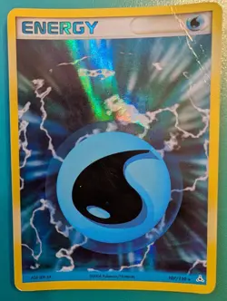 2006 Pokemon EX Holon Phantoms Water Energy Holo #107/110 HP - Image 1