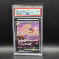 2023 POKEMON MEW EN-151 SPECIAL ILLUSTRATION RARE #199 CHARIZARD EX PSA 9 - Image 1
