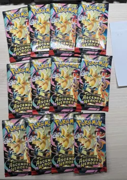 Lot Of 12 ~ Pokemon Ascended Heroes Booster Pack English - Image 1