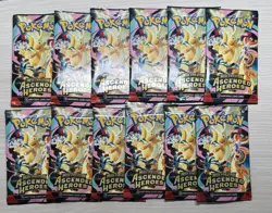 Lot Of 12: Pokemon Ascended Heroes Booster Pack - Image 1