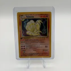 Vulnona Ninetales Pokemon 1st Edition German Holo Rare! 12/102 LP - Image 1