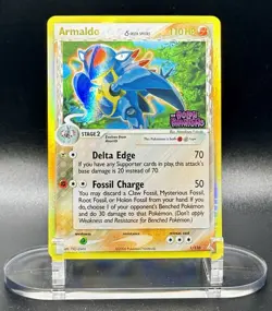 Armaldo Delta Species 1/110 Stamped Pokemon EX Holon Phantoms Reverse Holo MP/LP - Image 2