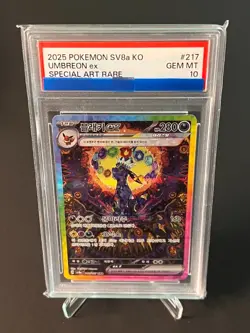 POKEMON KOREAN SV8A-TERASTAL FEST EX SPECIAL ART RARE UMBREON EX PSA 10 - Image 1