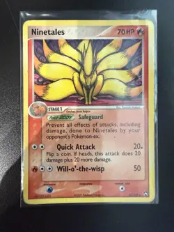 Pokemon TCG Ninetales 19/108 Power Keepers Regular Rare, LP Condition - Image 1
