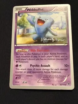 Pokemon Wobbuffet 36/119 2015 World Championships Phantom Forces LP - Image 1