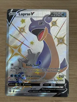 Shiny Lapras V Shining Fates Ultra Rare SV110/SV122 Pokemon TCG - Image 1