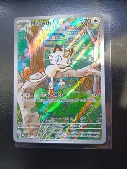 Pokemon TCG Meowth 106/094 Me02: Phantasmal Flames Holo 💎💎💎 - Image 1