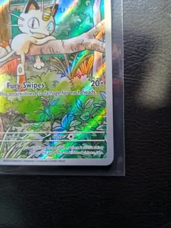 Pokemon TCG Meowth 106/094 Me02: Phantasmal Flames Holo 💎💎💎 - Image 3