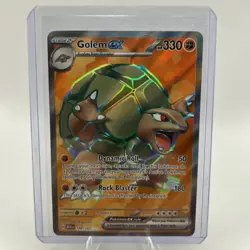 Pokemon Golem ex 189/165 Sv: Scarlet & Violet Full Art Holo Ultra Rare EX - Image 1