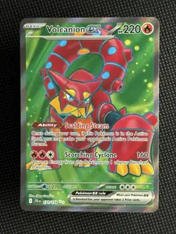 Pokemon Volcanion ex 171/159 Sv09: Journey Together Ultra Rare Holo - Image 1