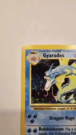 Pokemon TCG Gyarados Base Set 6/102 Holo Unlimited Holo Rare NM - Image 2