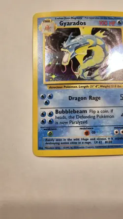 Pokemon TCG Gyarados Base Set 6/102 Holo Unlimited Holo Rare NM - Image 5