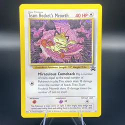 9 Pokemon WotC Black Star Promo Lot Rocket’s Meowth Togepi Pikachu Mew Mewtwo - Image 2