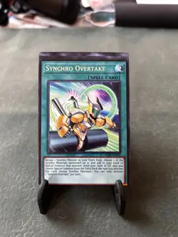 Yugioh Synchro Overtake PHRE-EN045 Miscut Misprint Error Copy B - Image 1