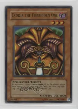 Exodia the Forbidden One YuGiOh Legend of Blue Eyes White Dragon #LOB-124 2002 - Image 1