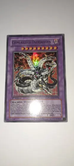 Chimeratech Overdragon POTD-EN034 Ultra Rare 1st Edition LP - Image 1
