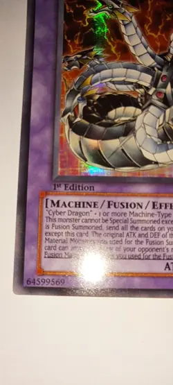 Chimeratech Overdragon POTD-EN034 Ultra Rare 1st Edition LP - Image 3