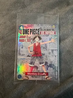 GAME #1 Monkey.D.Luffy (055) (College Basketball US Voyage) P-055 One Piece - Image 1