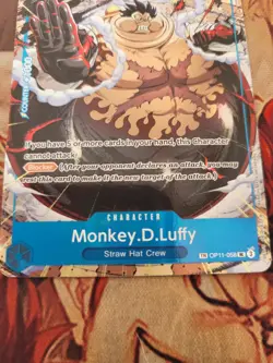 1x Monkey D. Luffy Treasure Rare OP13 Carrying on His Will! One Piece TCG! NM - Image 3
