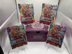 One Piece TCG OP11 A Fist Of Divine Speed OP11-004 Kujyaku SR x 4 Playset - Image 1