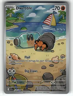 Dwebble - 129/086 SV: Black Bolt NM Pokemon Card TCG - Image 1