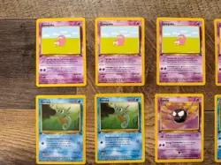 WotC Pokemon 1st Edition Fossil - 17 Card Lot (Slowpoke, Omanyte, Horsea, Etc.) - Image 3