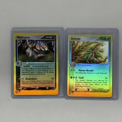 Pokemon Card Reverse Holo Card Lot Of 2 EX Ruby and Sapphire - Image 1
