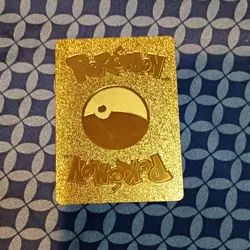 Pokemon Charizard Gold Plated Metal Holo Rare Evolutions Card - Image 3