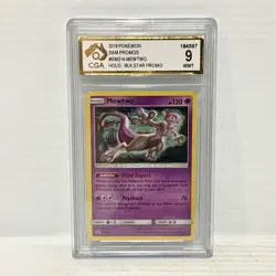 PSA CGA 9 - Mewtwo SM214 Holo Black Star Promo - Graded Pokemon Card - Image 1