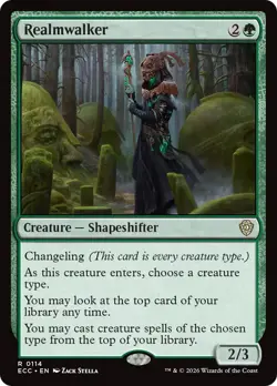 Realmwalker Lorwyn Eclipsed Commander NM Creature Rare MAGIC MTG CARD ABUGames - Image 1