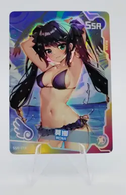 Maiden Party Waifu Holographic Card SSR Mona SSR-174 - Image 1