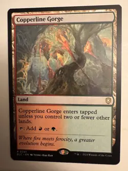 Copperline Gorge #301 (NM) Bloomburrow BLC Magic MTG - Image 1