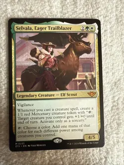 Selvala, Eager Trailblazer Outlaws of Thunder Junction Regular - Image 1