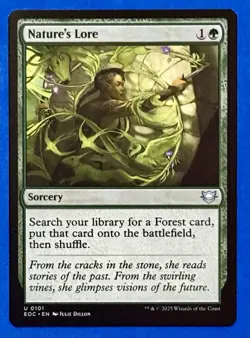 Nature's Lore U Regular #101 | EOC Edge of Eternities Commander | MTG - Image 1