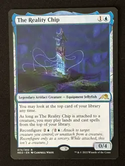 1x MTG The Reality Chip - Kamigawa: Neon Dynasty (NEO) #74 - Magic the Gathering - Image 3