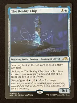 1x MTG The Reality Chip - Kamigawa: Neon Dynasty (NEO) #74 - Magic the Gathering - Image 5