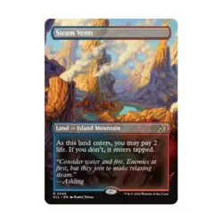 WOTC Lorwyn Eclipsed Steam Vents (Borderless) (R) NM - Image 1