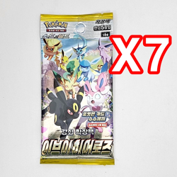 17(14+3)PACKS Eevee Heroes Evolving Skies Pokemon TCG Card Booster Sealed KOREAN - Image 2