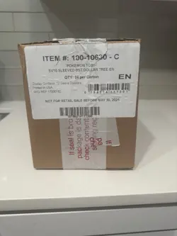 Sealed Pokemon TCG Destined Rivals Dollar Tree Case – 24 Sleeved Booster Packs - Image 1