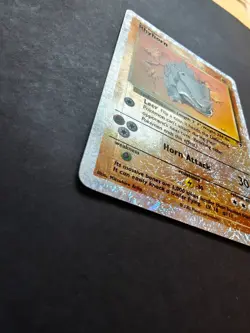 Pokemon Rhyhorn 90/110 Legendary Collection Reverse Holo Raw LP Print Line - Image 3