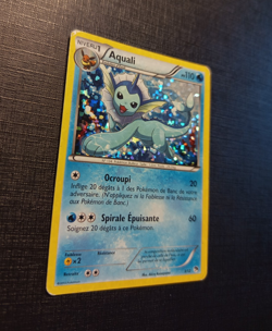 Pokemon "Aquali / Vaporeon" 3/12 *Holo* McDonald's 2013 - French - Poor - Image 3
