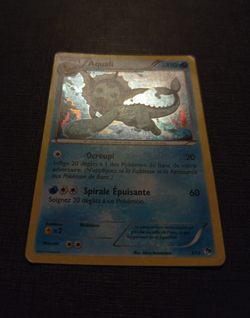 Pokemon "Aquali / Vaporeon" 3/12 *Holo* McDonald's 2013 - French - Poor - Image 4