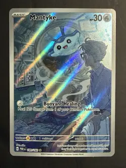 Mantyke 189/182 SV04: Paradox Rift Holo TCG Card Pokemon English NM - Image 1