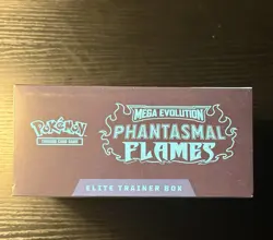 Pokemon TCG Factory SEALED Mega Evolution Phantasmal Flames Elite Trainer Box - Image 2
