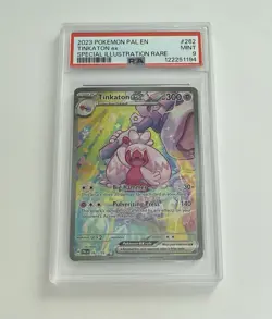 2023 Pokemon S&V Paldea Evolved Tinkaton ex Illustration Rare PSA 9 #262/193 - Image 1