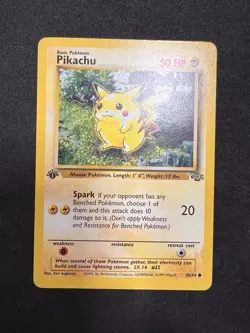 Pikachu 60/64 1st Edition - Pokemon Jungle - Vintage WOTC NM - Image 1